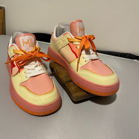 Pole ABG Shoes - POLE ABG Pastel Multi-Color Women's Sneakers Size 9